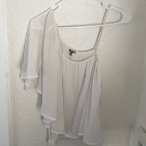 Charlotte Russe 1 shoulder shirt
